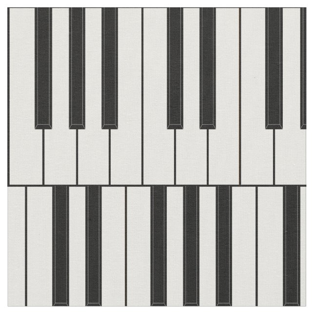 Piano Keys Music Musician Teacher Fabric (Close Up)