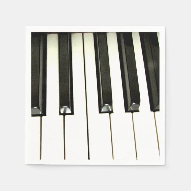 Piano Keys napkin (Front)