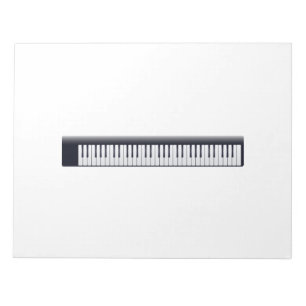 Piano Keys Notepad