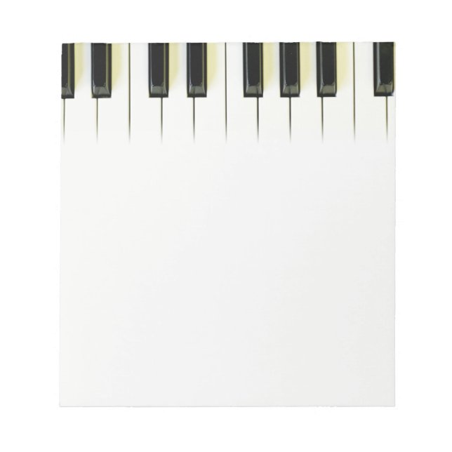 Piano Keys Notepad (Front)