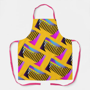 Piano Keys Orange Apron