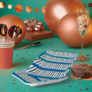 Piano Keys Paper Plate