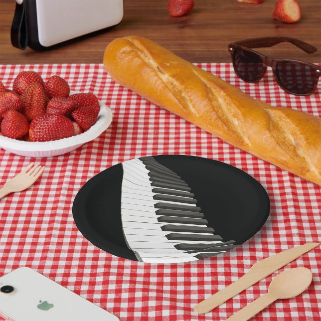 Piano Keys Paper Plates (Creator Uploaded)
