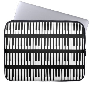 Piano Keys Pattern Laptop Sleeve
