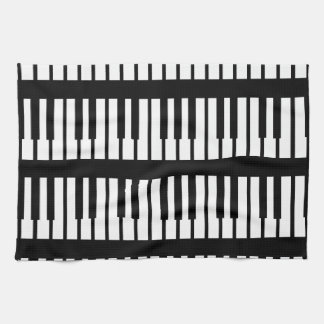 Piano Keys Pattern Tea Towel