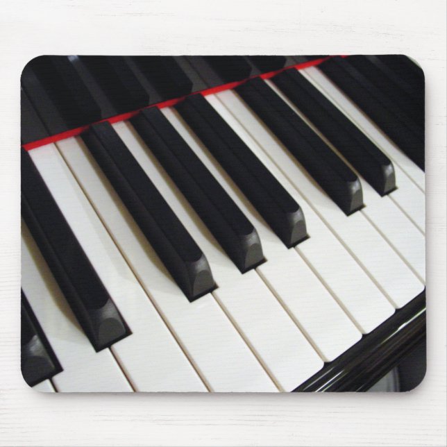Piano Keys Photograph Mouse Mat (Front)