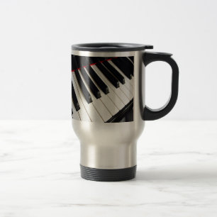 Piano Keys Photograph Travel Mug