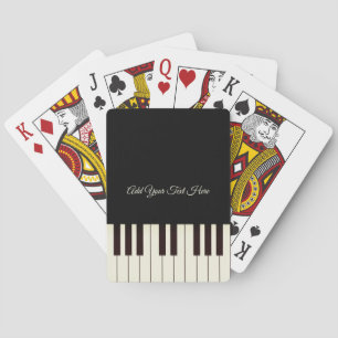 Piano Keys Playing Cards