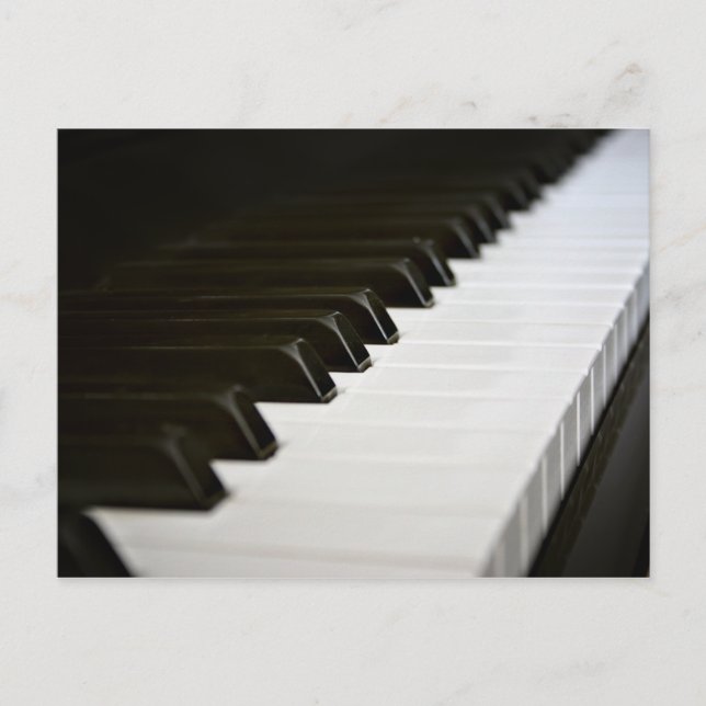 Piano Keys postcard (Front)