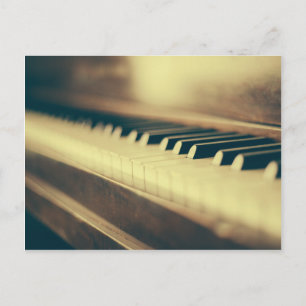 Piano Keys Postcard