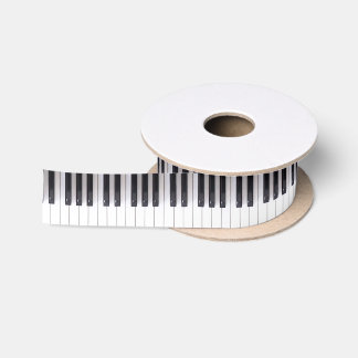 Piano Keys Ribbon Satin Ribbon