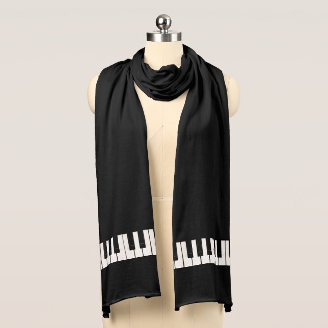 Piano Keys Scarf (Front)
