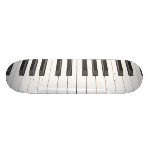 piano keys skateboard