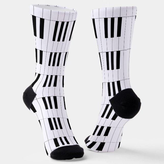 Piano Keys Socks (Angled)