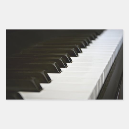 Piano Keys stickers (rectangle)