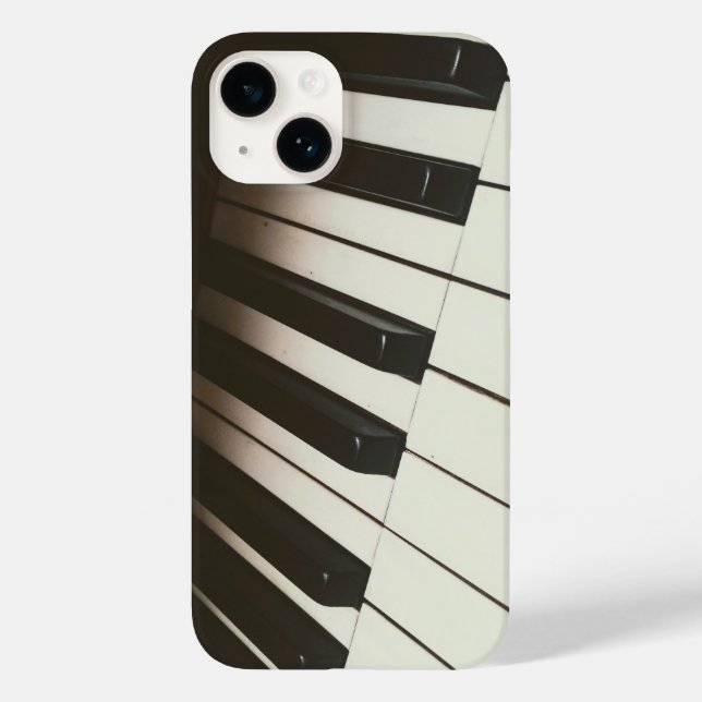 Piano Keys - Stylish Black & White Photograph Case-Mate iPhone Case (Back)