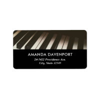 Piano Keys - Stylish Black & White Photograph