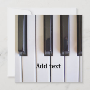 Piano keys template