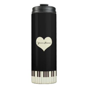 Piano Keys  Thermal Tumbler