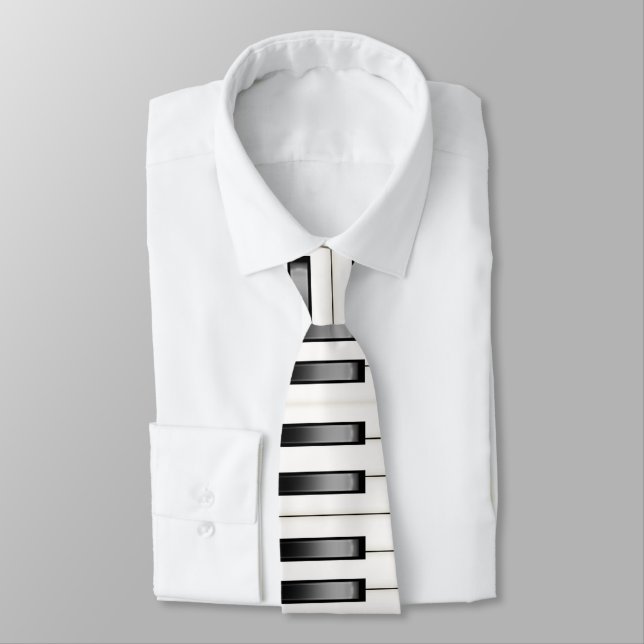 piano keys tie (Tied)