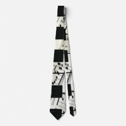 Piano keys tie