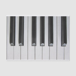 Piano Keys Tissue Paper