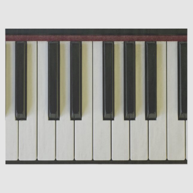 Piano Keys Tissue Paper (Front)