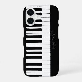 Piano Keys | Vertical | Customisable iPhone 16 Case