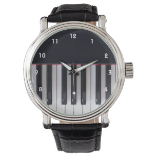 Piano Keys Watch by Leslie Harlow