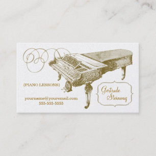 Piano Lesson Business Card