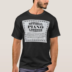 Piano License T-Shirt