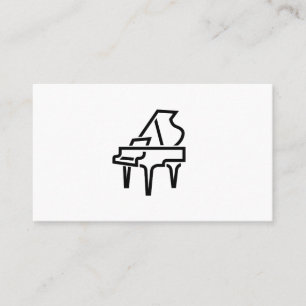 Piano Logo - Business Cards