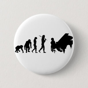 Piano lovers gifts for Pianists - Bach Mozart 6 Cm Round Badge