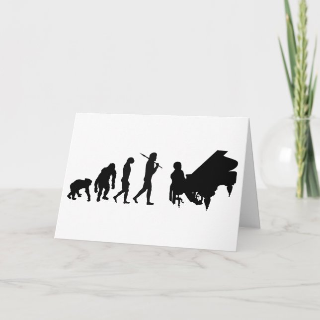 Piano lovers gifts for Pianists - Bach Mozart Card (Front)