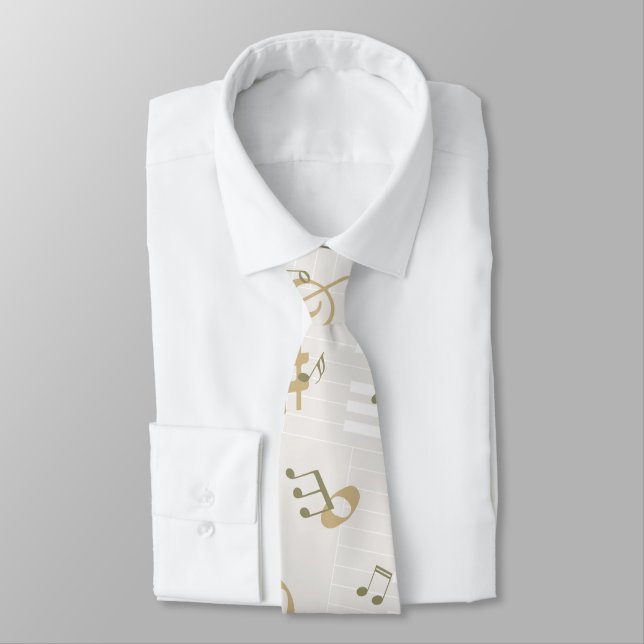 Piano Magic White Tie (Tied)