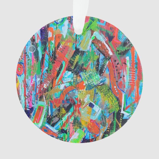 Piano Man Acrylic Ornament (Front)