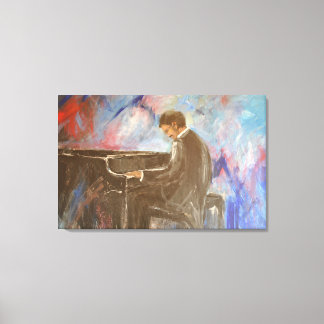 PIANO MAN CANVAS PRINT