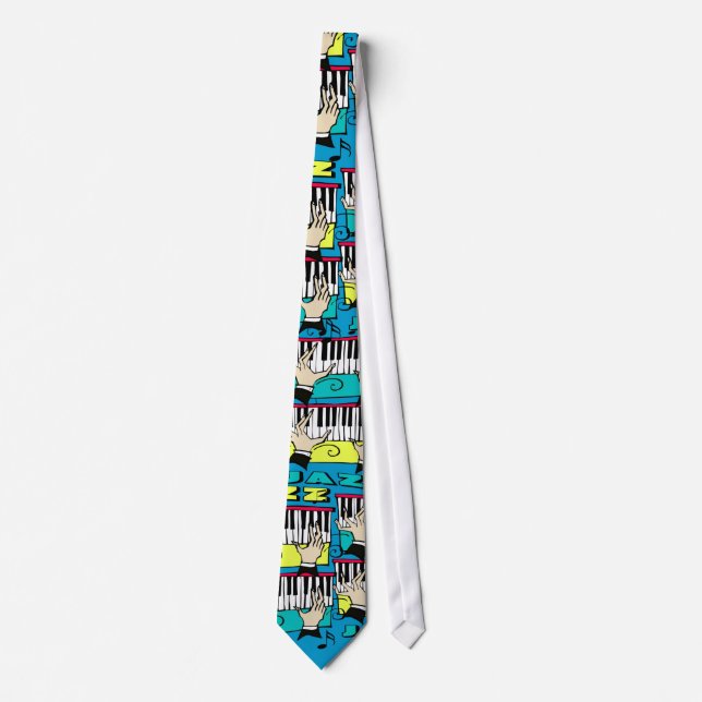 "PIANO MAN" TIE (Front)