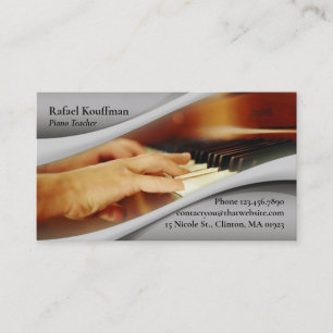 Piano Music Business Card