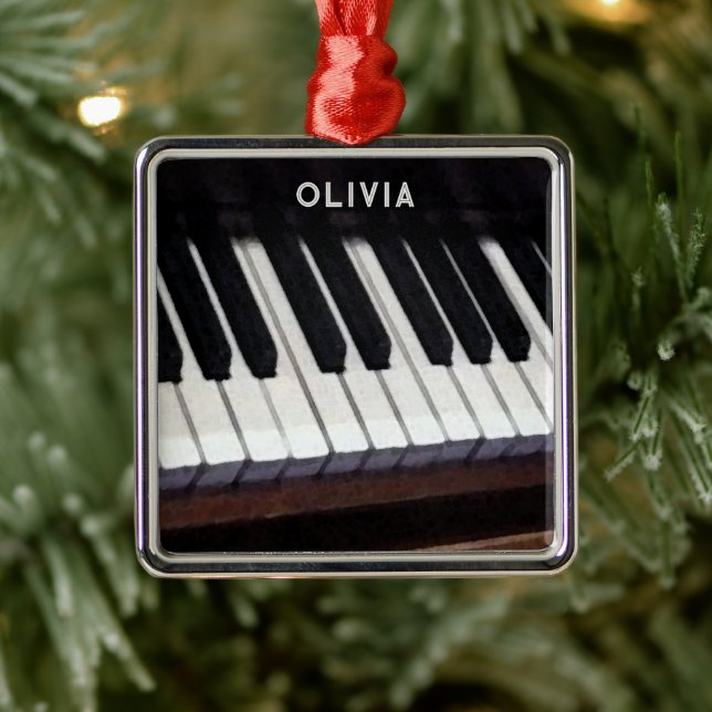 Piano Music Collectable Metal Tree Decoration (Tree)