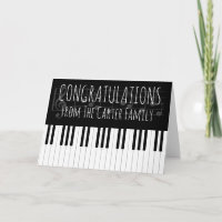 Piano Music Congratulations