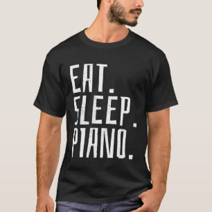 Piano Music Instrument Pianist Vintage Gift T-Shirt