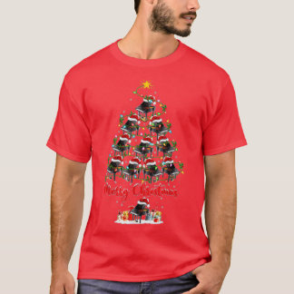 Piano Music Lover Xmas Matching Santa Piano Christ T-Shirt