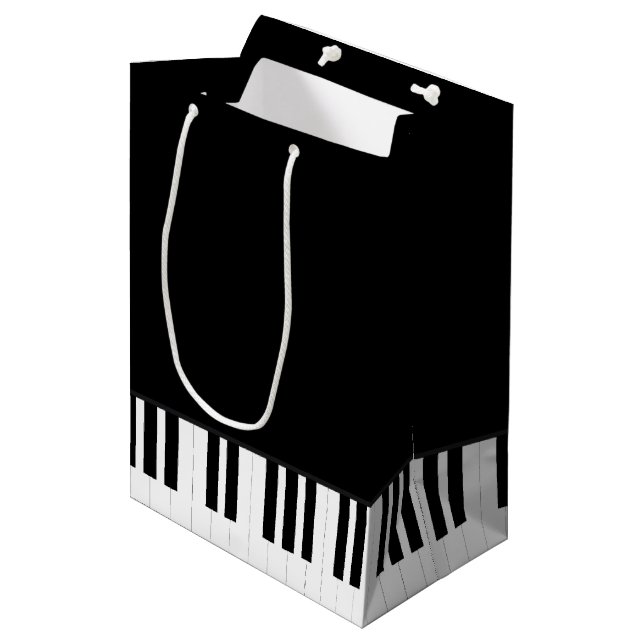 PIANO MUSIC MEDIUM GIFT BAG (Front Angled)