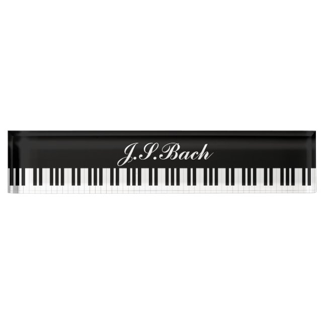 PIANO MUSIC NAMEPLATE (Front)