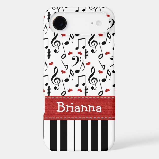 Piano Music Note iPhone 4 / 4s Case-Mate Cover (Back)