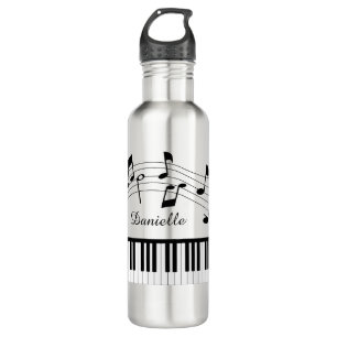 Piano Music Notes Custom Colours Personalised 710 Ml Water Bottle