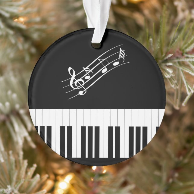 Piano Music Ornament (Tree)