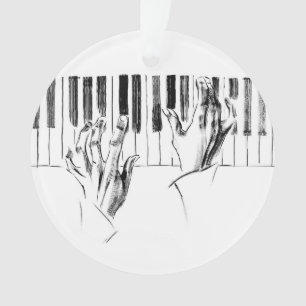 Piano music ornament