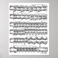 piano music poster